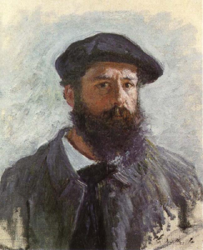 Claude Monet Self-Portrait with a Beret oil painting image